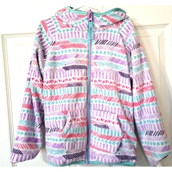 Eddie Bauer Girl's XS (5/6) Multicolor Reversible Full Zip Lightweight Jacket - Picture 2 of 10